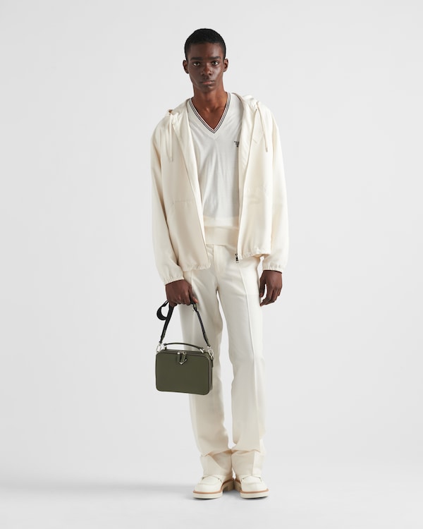 Prada Brique medium Saffiano leather bag - Loden Green Prada Brique medium Saffiano leather bag - Loden Green