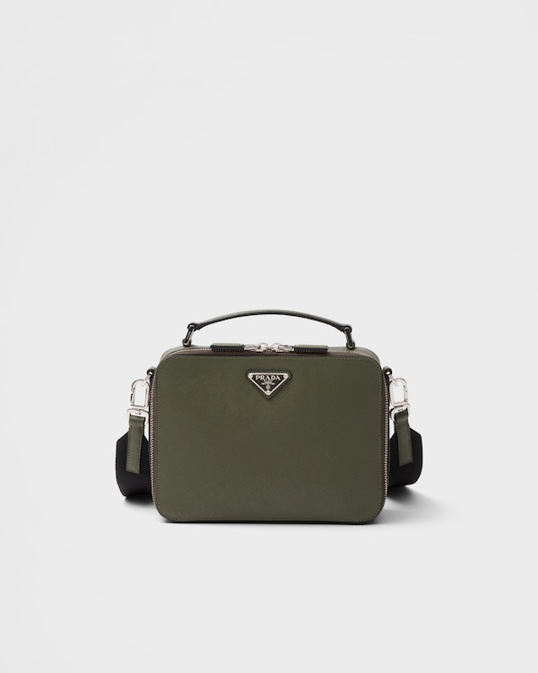 Prada Brique medium Saffiano leather bag - Loden Green Prada Brique medium Saffiano leather bag - Loden Green
