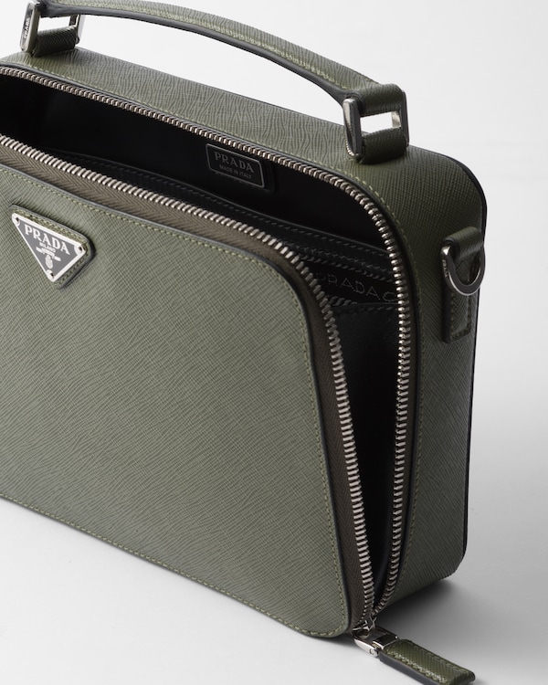 Prada Brique medium Saffiano leather bag - Loden Green Prada Brique medium Saffiano leather bag - Loden Green