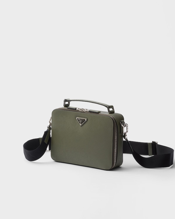 Prada Brique medium Saffiano leather bag - Loden Green Prada Brique medium Saffiano leather bag - Loden Green