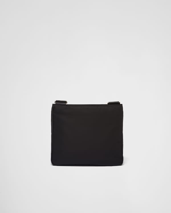 Re-Nylon and Saffiano shoulder bag - Black Re-Nylon and Saffiano shoulder bag - Black
