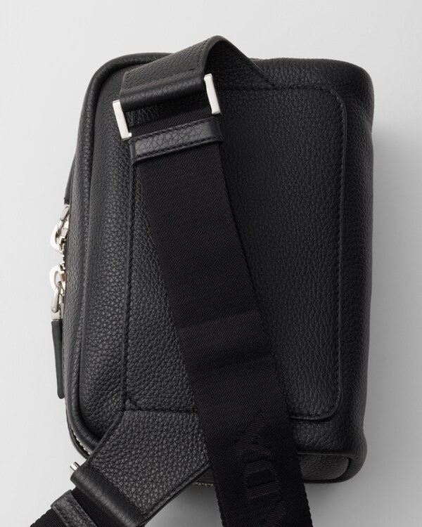 Leather shoulder bag - Black Leather shoulder bag - Black