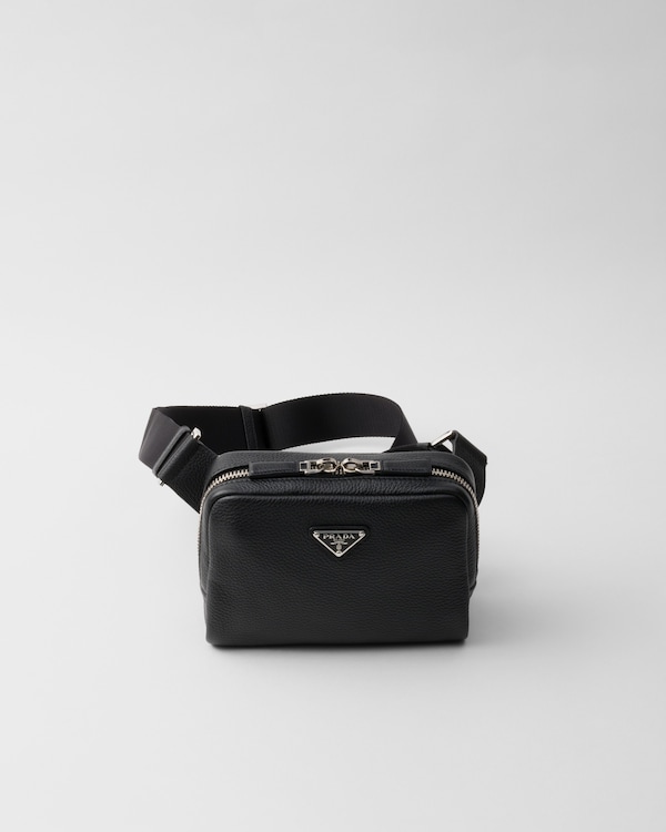 Leather shoulder bag - Black Leather shoulder bag - Black