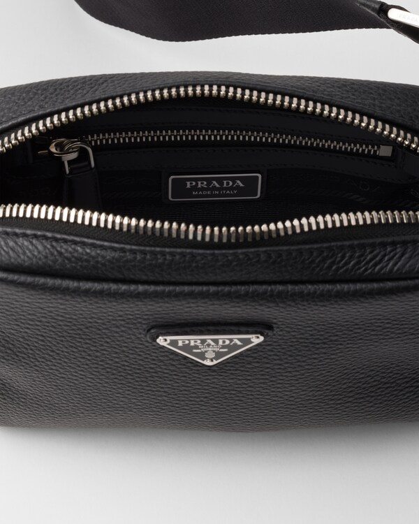 Leather shoulder bag - Black Leather shoulder bag - Black