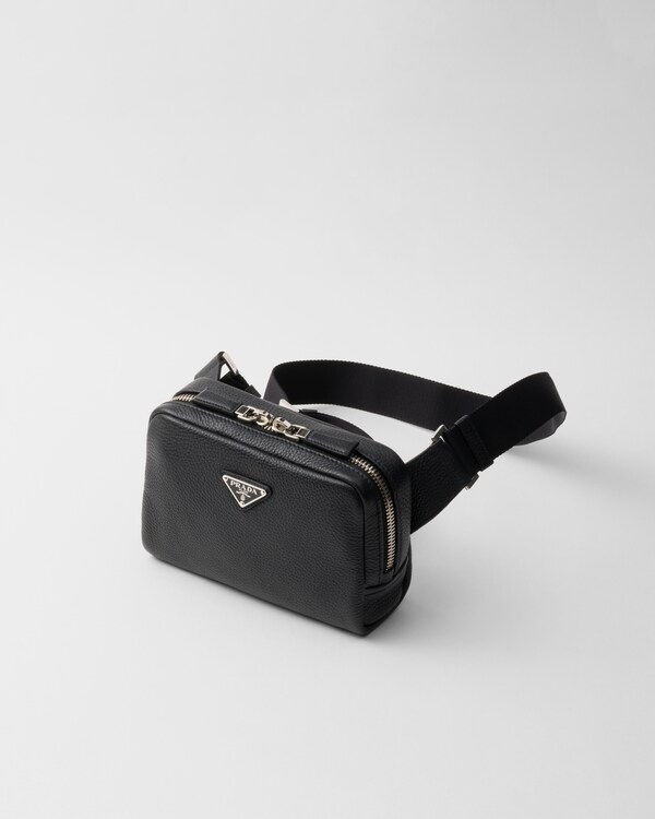 Leather shoulder bag - Black Leather shoulder bag - Black