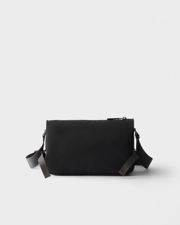 Prada Speedrock Re-Nylon and leather shoulder bag - Black Prada Speedrock Re-Nylon and leather shoulder bag - Black