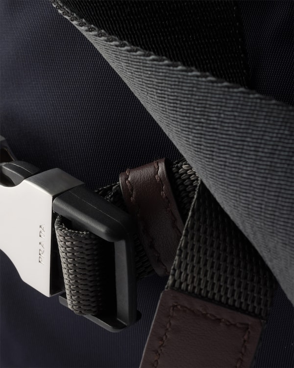 Prada Speedrock Re-Nylon and leather shoulder bag - Navy Prada Speedrock Re-Nylon and leather shoulder bag - Navy
