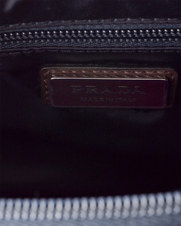 Prada Speedrock Re-Nylon and leather shoulder bag - Navy Prada Speedrock Re-Nylon and leather shoulder bag - Navy