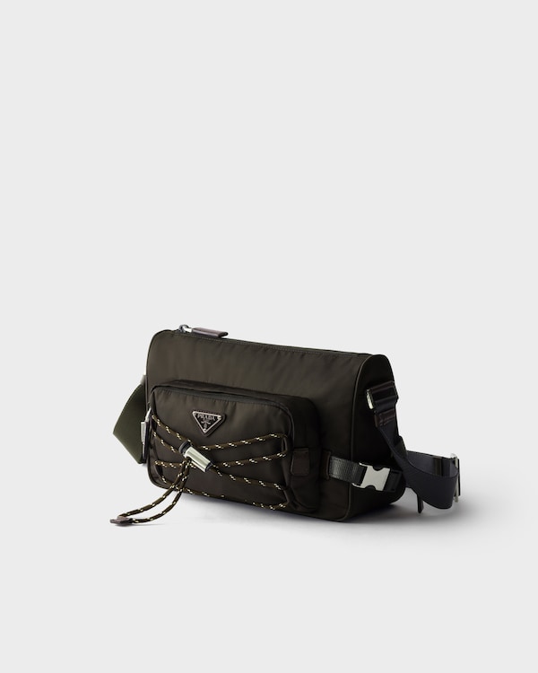 Prada Speedrock Re-Nylon and leather shoulder bag - Selva Green Prada Speedrock Re-Nylon and leather shoulder bag - Selva Green