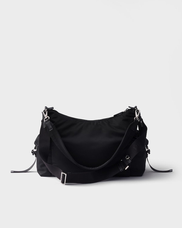 Prada Explore Re-Nylon and leather bag - Black Prada Explore Re-Nylon and leather bag - Black