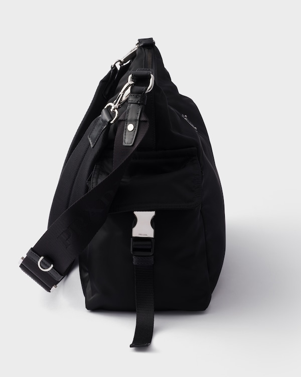 Prada Explore Re-Nylon and leather bag - Black Prada Explore Re-Nylon and leather bag - Black