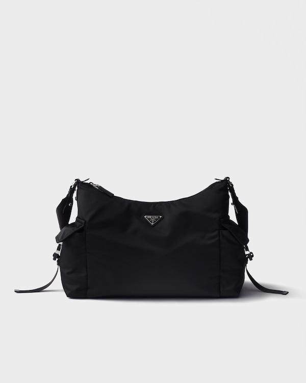 Prada Explore Re-Nylon and leather bag - Black Prada Explore Re-Nylon and leather bag - Black