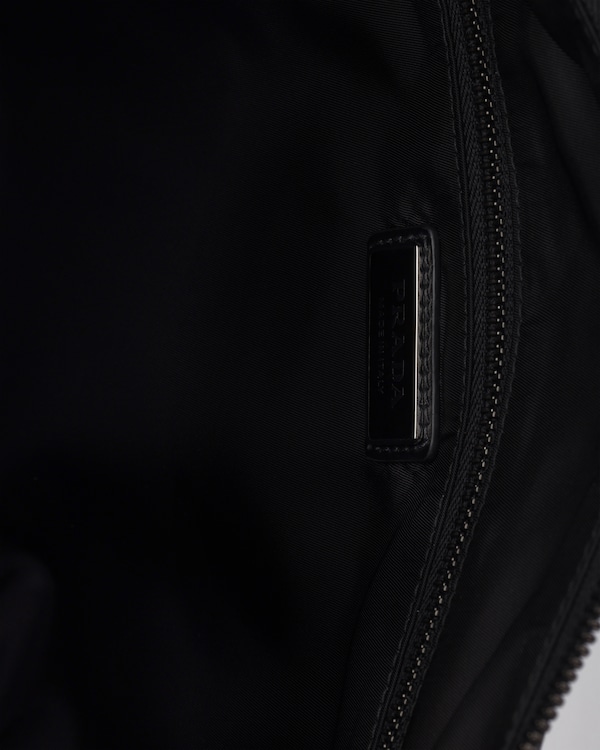 Prada Explore Re-Nylon and leather bag - Black Prada Explore Re-Nylon and leather bag - Black