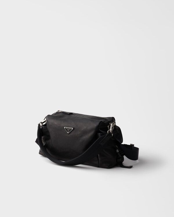 Prada Explore 皮革手袋 - 黑色 Prada Explore 皮革手袋 - 黑色