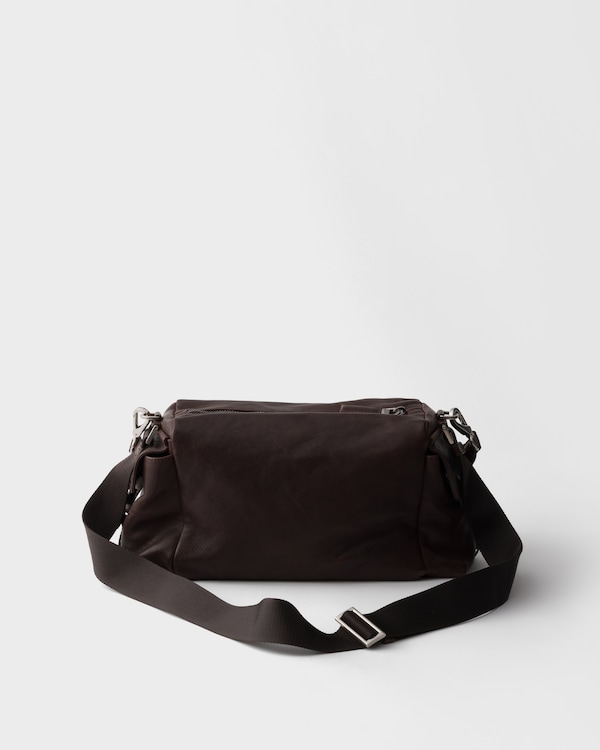 Prada Explore 皮革手袋 - 咖啡棕 Prada Explore 皮革手袋 - 咖啡棕