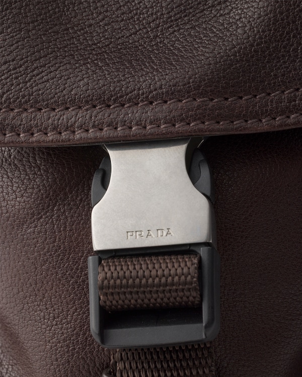 Prada Explore 皮革手袋 - 咖啡棕 Prada Explore 皮革手袋 - 咖啡棕
