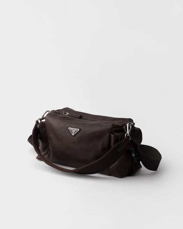 Prada Explore 皮革手袋 - 咖啡棕 Prada Explore 皮革手袋 - 咖啡棕