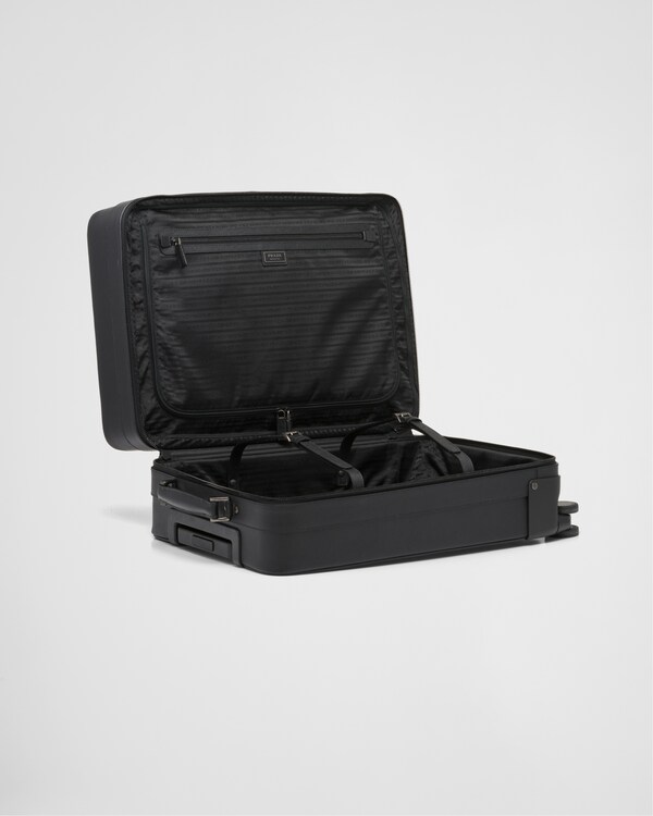 Saffiano Leather Trolley - Black Saffiano Leather Trolley - Black