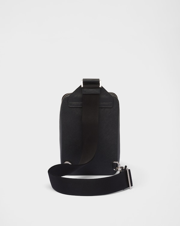 Prada Brique Saffiano leather bag - Black Prada Brique Saffiano leather bag - Black