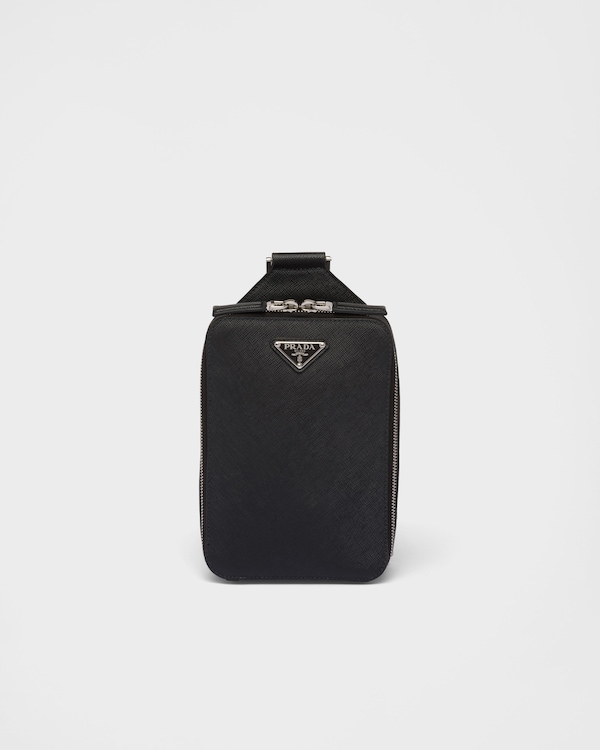 Prada Brique Saffiano leather bag - Black Prada Brique Saffiano leather bag - Black