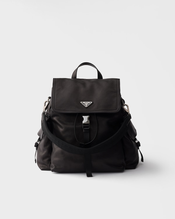 Prada Explore 皮革背包 - 黑色 Prada Explore 皮革背包 - 黑色
