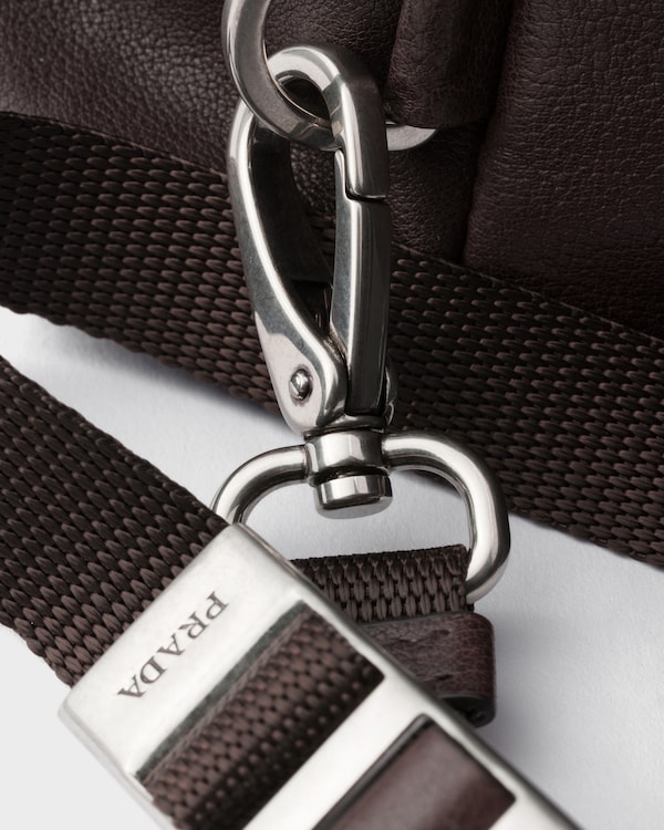 Prada Explore 皮革背包 - 咖啡棕 Prada Explore 皮革背包 - 咖啡棕