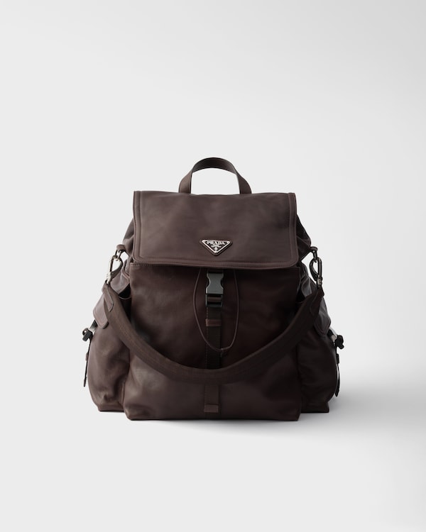 Prada Explore 皮革背包 - 咖啡棕 Prada Explore 皮革背包 - 咖啡棕