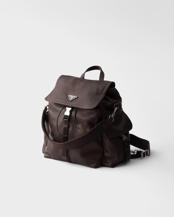 Prada Explore 皮革背包 - 咖啡棕 Prada Explore 皮革背包 - 咖啡棕