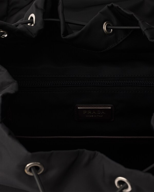 Prada Speedrock Re-Nylon and leather backpack - Black Prada Speedrock Re-Nylon and leather backpack - Black