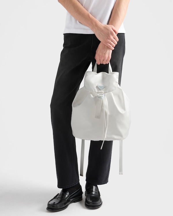 Re-Nylon backpack - White Re-Nylon backpack - White