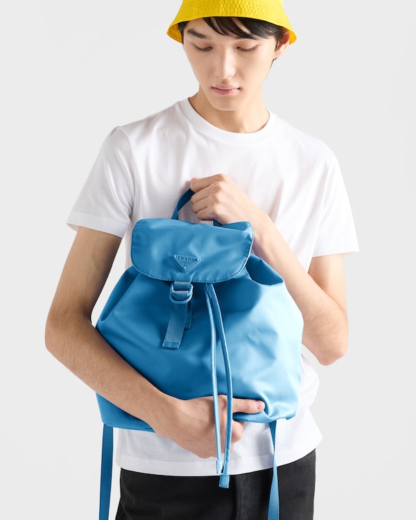 Re-Nylon backpack - LIGHT BLUE Re-Nylon backpack - LIGHT BLUE