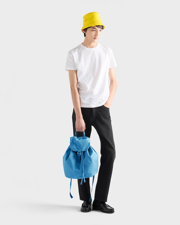 Re-Nylon backpack - LIGHT BLUE Re-Nylon backpack - LIGHT BLUE