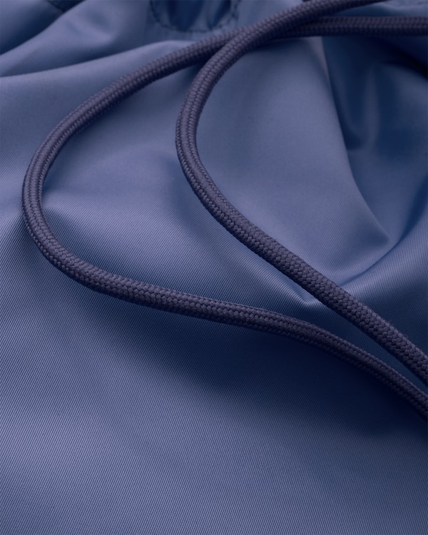 Re-Nylon drawstring backpack - Baltic Blue Re-Nylon drawstring backpack - Baltic Blue