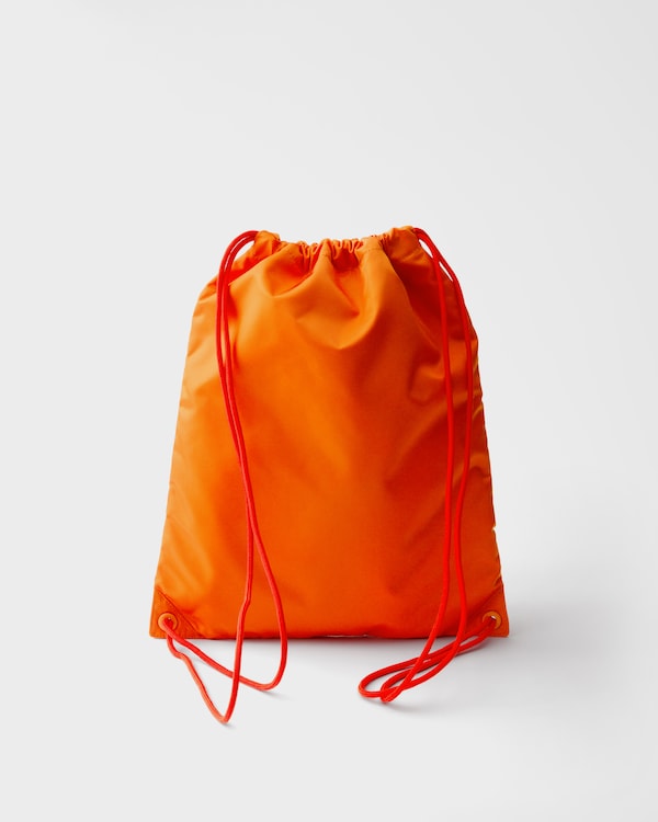 Re-Nylon drawstring backpack - Orange Re-Nylon drawstring backpack - Orange