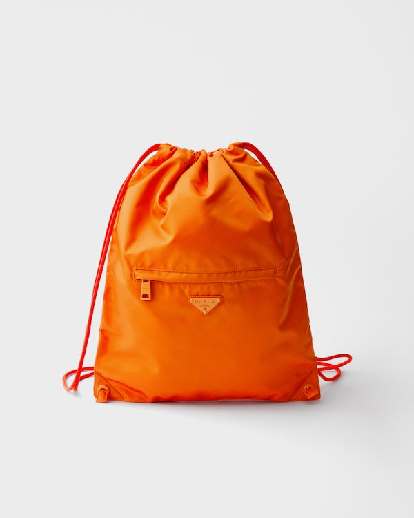 Re-Nylon drawstring backpack - Orange Re-Nylon drawstring backpack - Orange