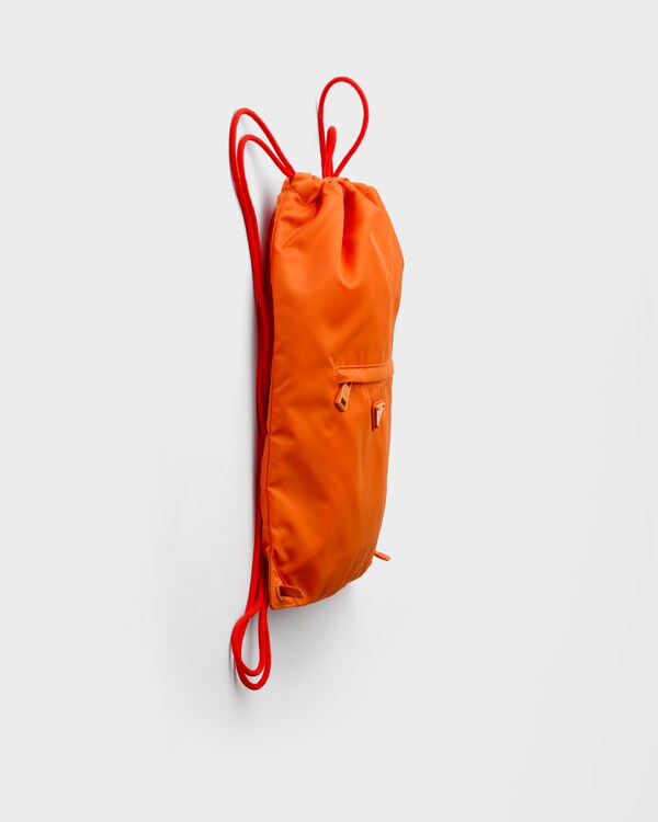 Re-Nylon drawstring backpack - Orange Re-Nylon drawstring backpack - Orange