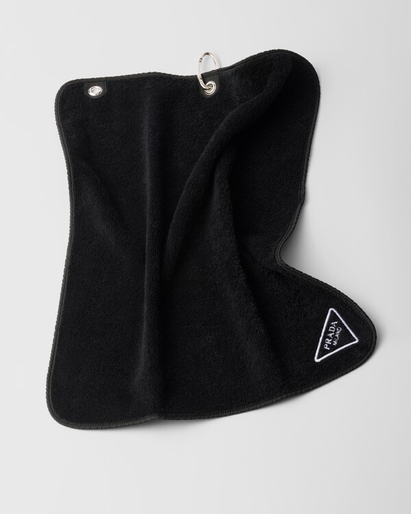 Re-Nylon sport towel pouch - Black Re-Nylon sport towel pouch - Black