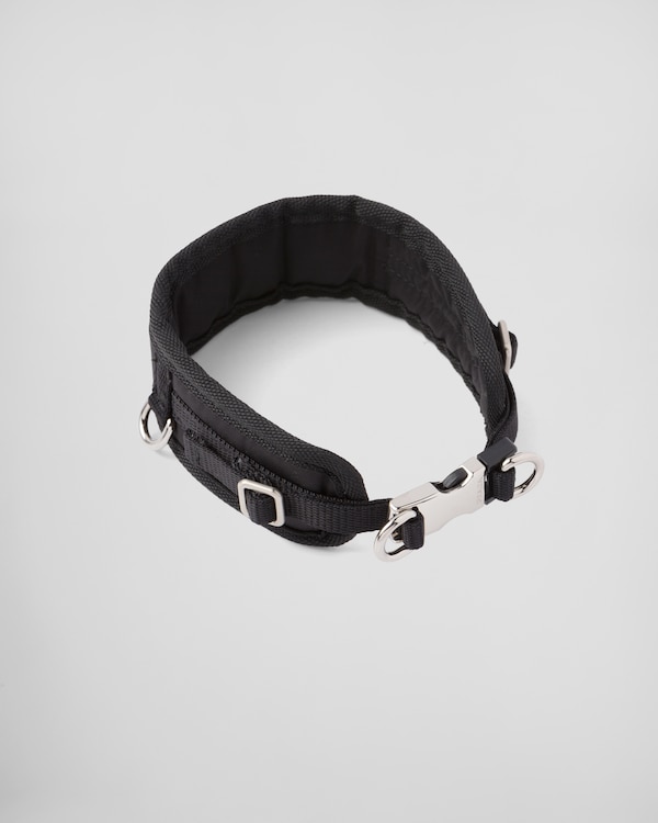 Re-Nylon pet collar - Black Re-Nylon pet collar - Black