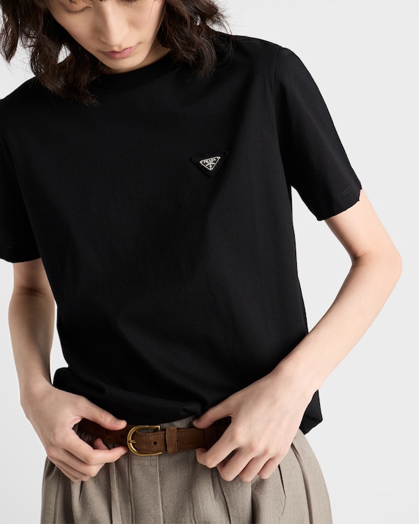 Jersey T-shirt - Black Jersey T-shirt - Black