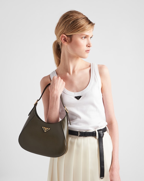 Ribbed knit jersey tank top - White Ribbed knit jersey tank top - White