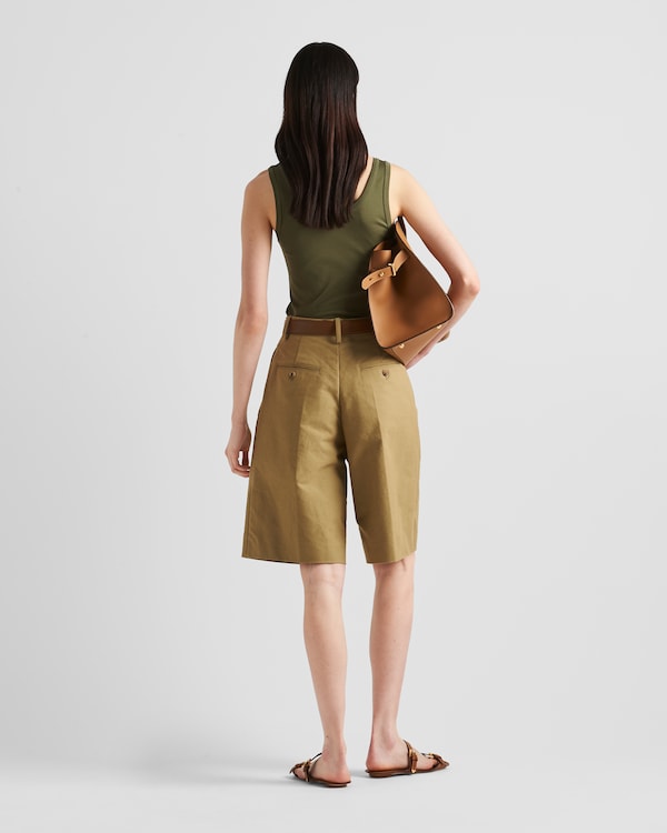 Ribbed knit top - Selva Green Ribbed knit top - Selva Green