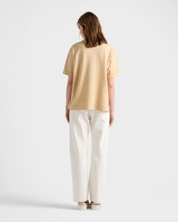 Piqué polo shirt - Desert Beige Piqué polo shirt - Desert Beige