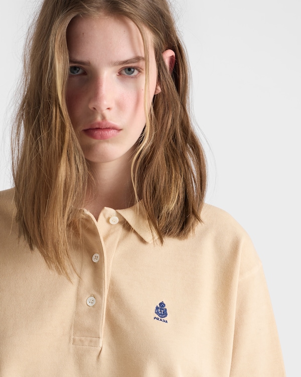 Piqué polo shirt - Desert Beige Piqué polo shirt - Desert Beige