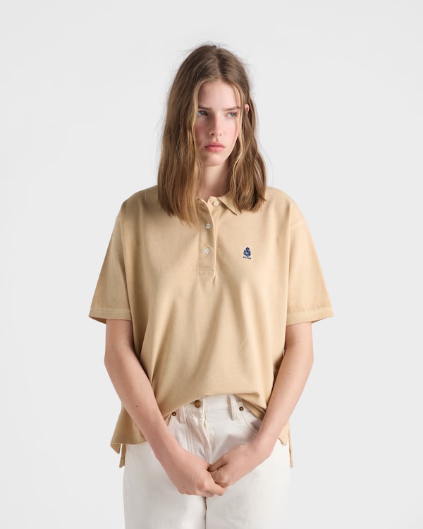 Piqué polo shirt - Desert Beige Piqué polo shirt - Desert Beige