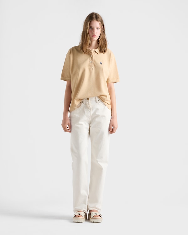Piqué polo shirt - Desert Beige Piqué polo shirt - Desert Beige