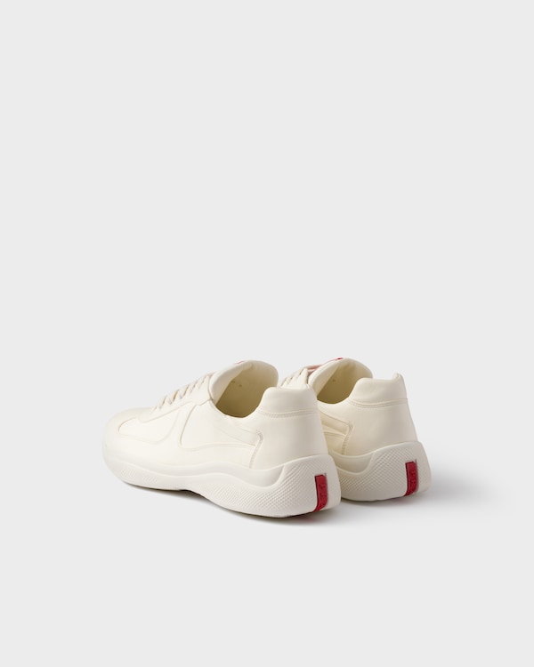 Prada America's Cup Nappa皮革运动鞋 - 象牙色 Prada America's Cup Nappa皮革运动鞋 - 象牙色