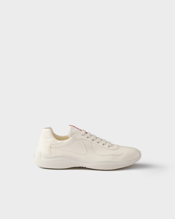Prada America's Cup Nappa皮革运动鞋 - 象牙色 Prada America's Cup Nappa皮革运动鞋 - 象牙色