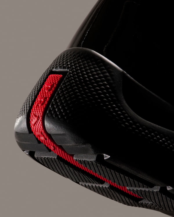 Patent leather and technical fabric Prada America's Cup sneakers - Black Patent leather and technical fabric Prada America's Cup sneakers - Black
