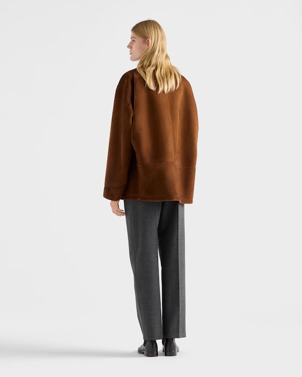 Suede caban jacket - Cocoa Brown Suede caban jacket - Cocoa Brown