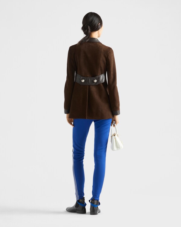 Double-breasted suede caban jacket - Sienna Double-breasted suede caban jacket - Sienna